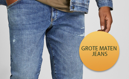 Grote maten 2025 jeans heren